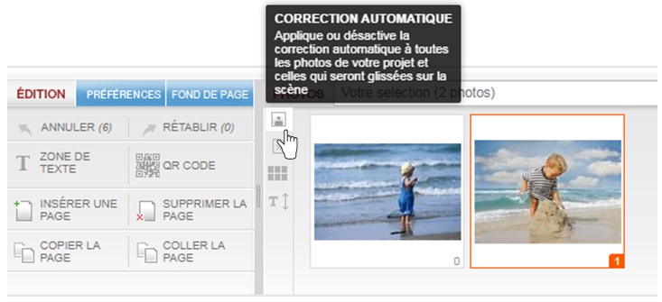désactiver la correction automatique