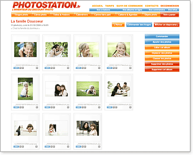 Les albums en ligne