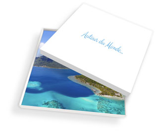Coffret cadeau personnalisable pour livre carré 30x30cm