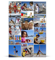 Pêle-mêle portrait 50x75 cm : 28 photos