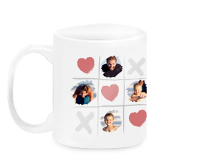 Mug : Thème : morpions roses avec texte