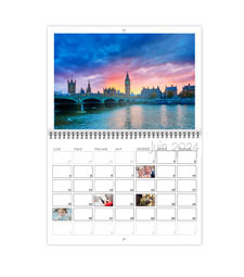 Grand calendrier 2 volets