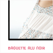 baguette alu noir